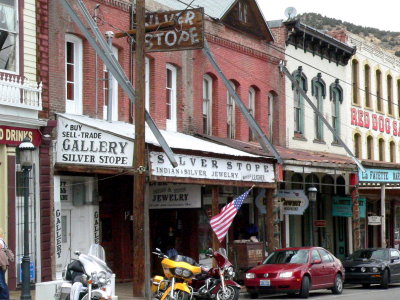 Storefronts in Virginia City