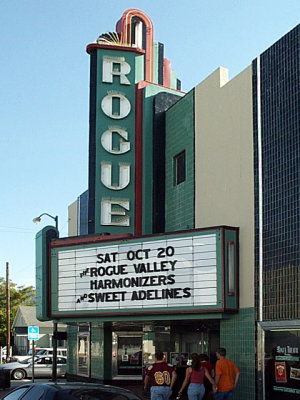 Historic 2001 Rogue Theater Marquee