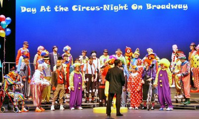 Day at the circus scene
