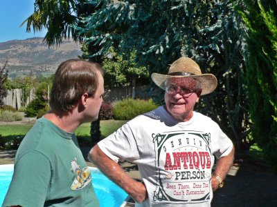 Paul Rowe and Marty Dabrowski at 2007 picnic