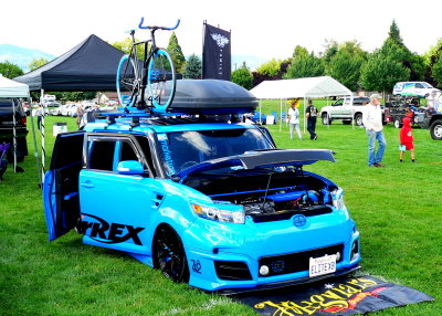 Blue Toyota Scion Cruise entry