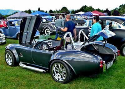 Cockpit view of 1967 AC Shelby Cobra