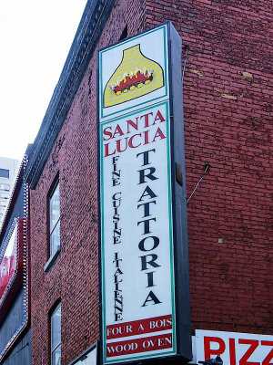Montreal Santa Lucia Sign