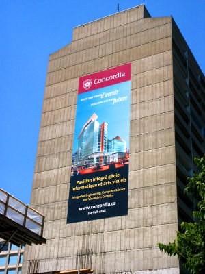 Montreal Concordia University Sign