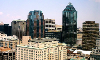 Montreal - many architectural styles on display