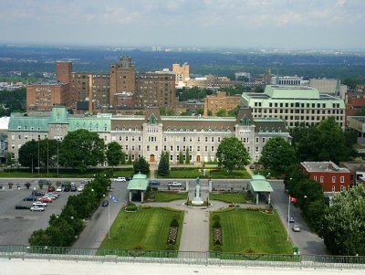 Montreal - view from St Joseph Oratory Entrance