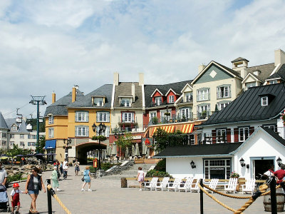 Quebec Tremblant Village scene