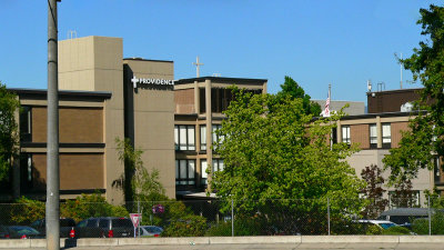 Providence Hospital from Crater Lake Ave