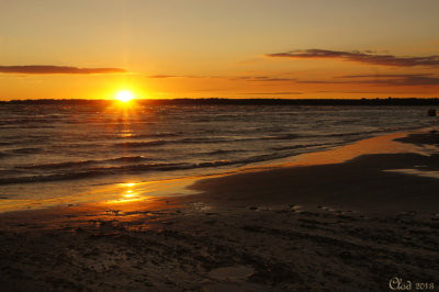 Coucher de soleil sur le lac Ontario - Sunset on Ontario lake