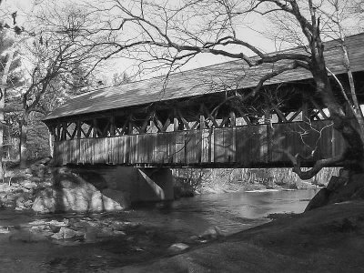One of the storied New England covered bridges, Bethel ME 