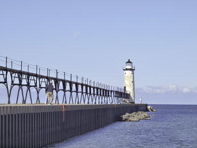 Manistee MI South Pierhead, View 2