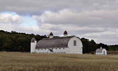 Some barns in MI are on a grand scale. And with a  small version to boot..