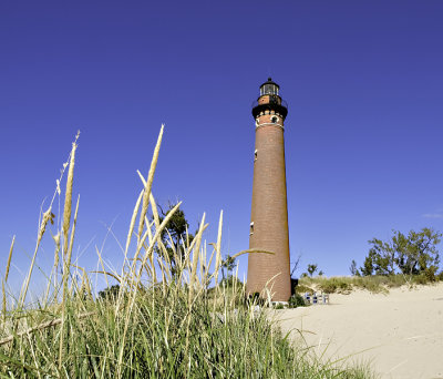 Little Sable  Point Lighthouse, Golden Township, MI. (Circa 1874) 115' tall.