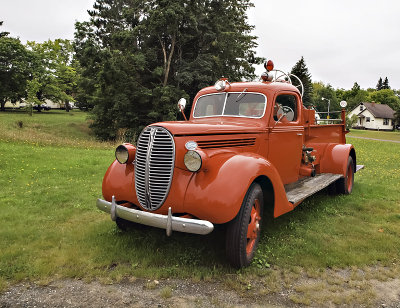 Seen in MI. 1937 Ford Seagrave fire truck