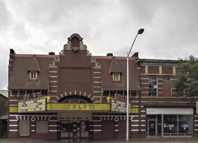 The Delft theater can be seen in Escanaba, MI