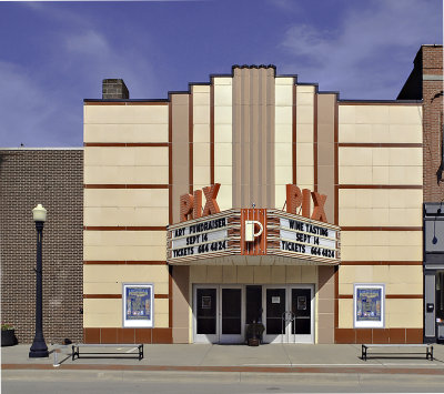 The Pix theater, LaPeer, MI, Circa 1941