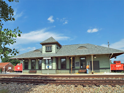 The depot at Lapeer,MI