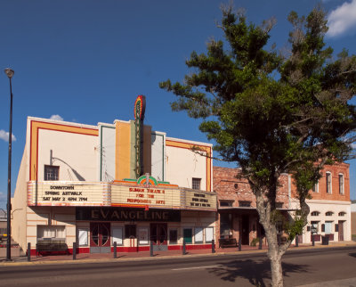 The Evangeline theater can be found in New Iberia, LA
