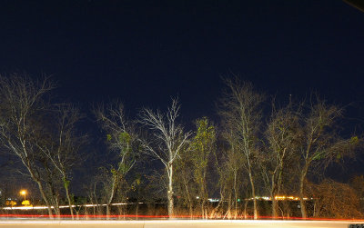 Live Time exposure with the EM-1, with lights from a passing car