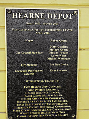 The Hearne Train Depot 