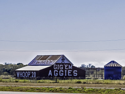 A Texas  A&M University fam lives here.