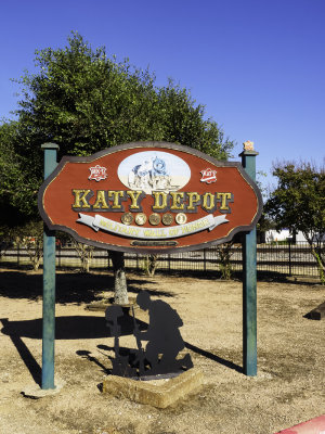 The depot sign
