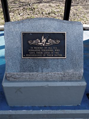 The torpedo memorial sign