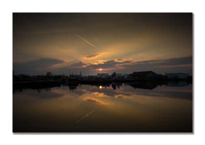 Sunset At Salfod Quays