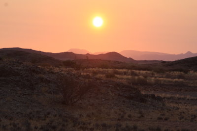 Het leefgebied van de woestijn Olifant - The habitat of the desert Elephant