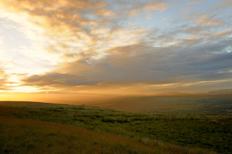 Sunset, Mynydd Aberdr