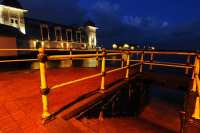 Beach steps and Pavillion, Penarth