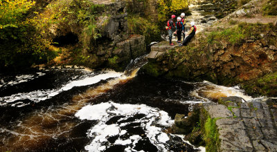 Canyoning on the Afon Mellte