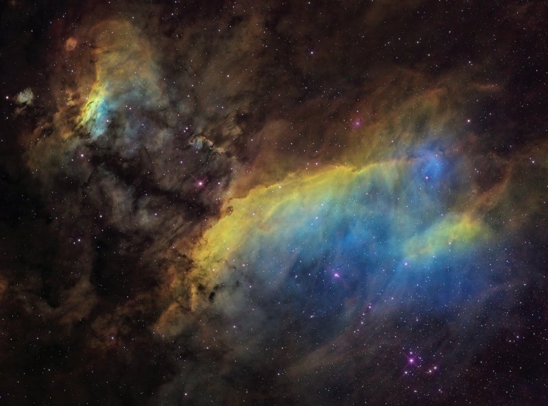 IC4628 in Scorpius - The Prawn Nebula