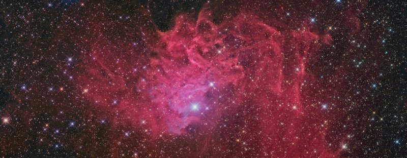 The Flaming Star Nebula ( IC405) in Auriga 