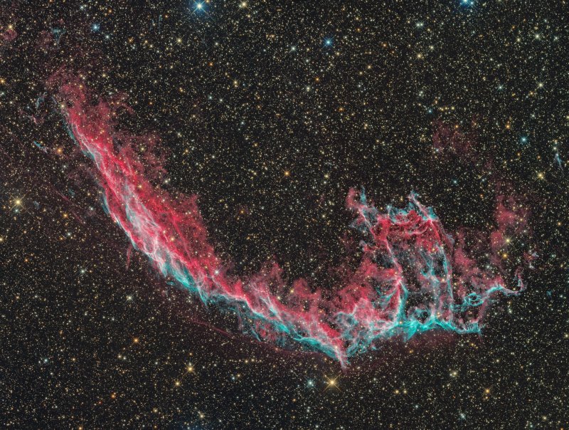 NGC6995 (Eastern Veil Nebula) in Cygnus 