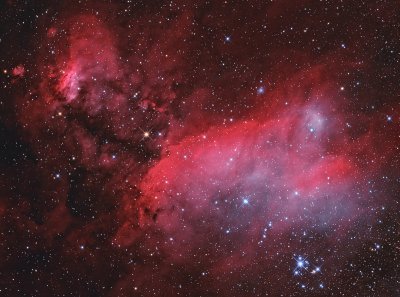 IC4628 in Scorpius - The Prawn Nebula