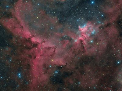 IC1805 and Melotte 15 in Cassiopeia
