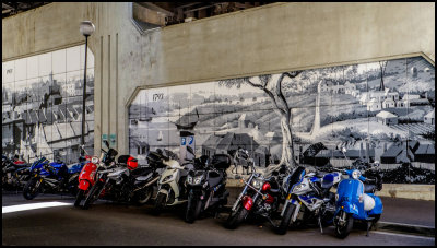 Murals and Motorbikes