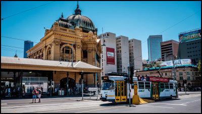 Flinders Street Station, Tram