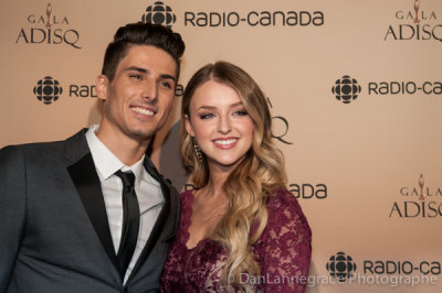 Kevin Bazinet et Alicia Moffet 