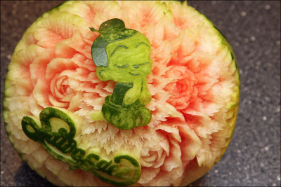 13Fruit carving - Watermelon