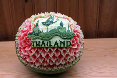 Fruit carving - Watermelon Thailand