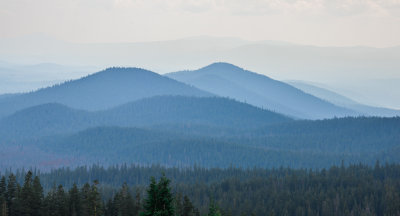 On the way to Crater Lake