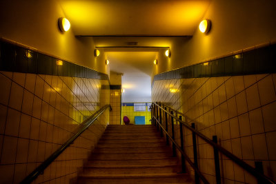 Tunnel to the sea.