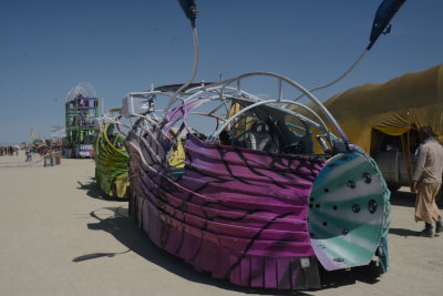 Purple Sea Creature  Art Car
