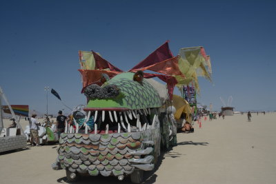 Smiling Fish From the Deep Art Car