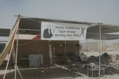 Daddy WARBUCKS Cigar Lounge Burning Man 