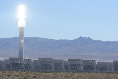 Solar Reserve outside of Tonopah Nevada