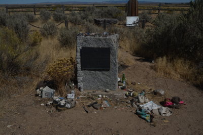 Grave of Jean Baptiste Charbonneau son of Sacajawea