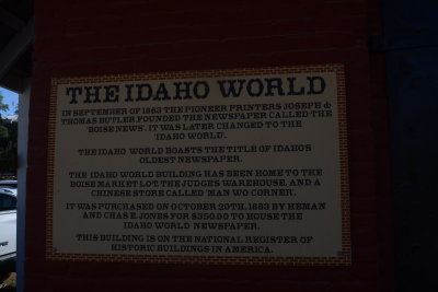 The Idaho World Newspaper